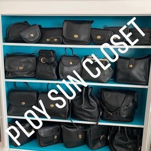 Vtg Coach leather bags